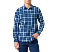 Wrangler 1 Pkt Shirt Camiseta, Green Indigo, S para Hombre