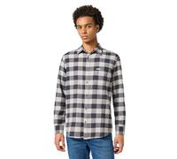 Wrangler 1 Pkt Shirt Camiseta, Grey, XXL para Hombre