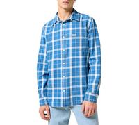 Wrangler 1 Pkt Shirt Camiseta para Hombre, Blue Indigo, S