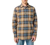 Wrangler 1 Pkt Shirt Camiseta para Hombre, Dijon, S
