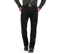 Wrangler 13MWZ Pantalón Vaquero de Ajuste Original Tipo Cowboy, Negro Sombra, 37W x 30L