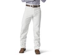 Wrangler 13MWZ Vaquero Corte Original Fit Jean Blanco 35W x 32L para hombre