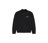 Wrangler Cremallera en el Cuello Sudadera, Negro, L para Hombre