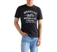 Wrangler Americana - Camiseta para Hombre, Color Negro, Talla 3XL