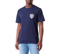 Wrangler Americana tee Camiseta, Black Iris, L para Hombre