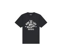 Wrangler Americana tee Camiseta, Color Negro, M Hombres