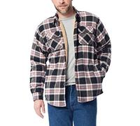 Wrangler Authentics Long Sleeve Sherpa Lined Shirt Jacket Camisa Abotonada, Caviar, M para Hombre