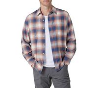 Wrangler Authentics Camisa Tejida de Franela Cloud para Hombre, Café Cobre, Medium