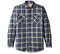 Wrangler Authentics Chaqueta de Manga Larga con Forro Sherpa - Azul - Medium