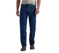 Wrangler Classic Five-Pocket Regular Fit Straight Leg Jean Jeans, Dark Indigo Flex, 33W x 33L para Hombre