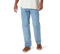 Wrangler Authentics Authentics-Jeans clásicos de Ajuste Relajado para Hombre, Piedra Blanqueada, 40W/34L