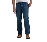 Wrangler Authentics Classic 5-Pocket Relaxed Fit Flex Jean Jeans, Azul Militar, 42W x 32L para Hombre