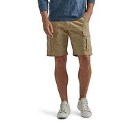Wrangler Authentics Classic Cargo Stretch Short Pantalones Cortos, Sarga de Grano, 30 para Hombre
