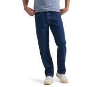 Wrangler Authentics Comfort Flex Waist Relaxed Fit Jean Jeans, Oscuro Stonewash, 32W/34L para Hombre