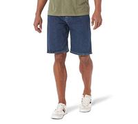 Wrangler Authentics Comfort Flex Denim Short Pantalones Cortos de Jean, Oscuro Stonewash, 33W para Hombre