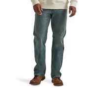 Wrangler Authentics Jeans de Corte Relajado para Hombre con Corte de Bota, Tono Medio Tintado, 38W/30L