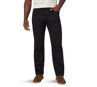 Wrangler Authentics Classic 5-Pocket Relaxed Fit Jean Jeans, Negro Flex, 32W/32L para Hombre