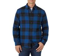 Wrangler Authentics Langärmelige Hemdjacke mit Sherpa-futter Camisa, Búfalo Azul, 3XL Hombres