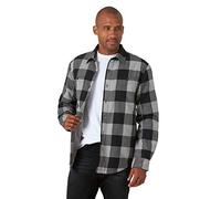 Wrangler Authentics Long Sleeve Sherpa Lined Shirt Jacket Camisa, Búfalo Gris, S para Hombre