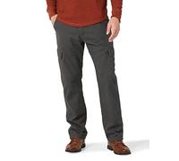 Wrangler Authentics Men's Authentics Fleece-Lined Cargo Pant, Anthracite Twill, 30x30