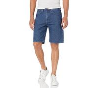 Wrangler Authentics Men's Classic Relaxed Fit Five-Pocket Jean Short, Stonewash Dark, 42