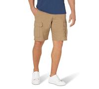 Wrangler Authentics Men's Classic Relaxed Fit Stretch Cargo Short, Petrified Oak, 30