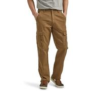 Wrangler Authentics Pantalón Cargo elástico de Ajuste Relajado para Hombre, Kangaroo, 38W x 32L