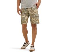 Wrangler Authentics Pantalón Corto Cargo para Hombre, Camuflaje Gris Neutro Selva, XX-Large
