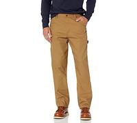 Wrangler Authentics - Pantalón Tipo Carpintero con Forro Polar para Hombre, Caqui (Autumn Khaki), 36W x 30L