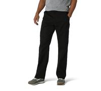 Wrangler Authentics Pantalones Casuales para Hombre, Sarga Negra, 46W x 30L