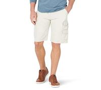 Wrangler Authentics Pantalones Cortos Cargo de Sarga elástica, Pelícano, 33W para Hombre