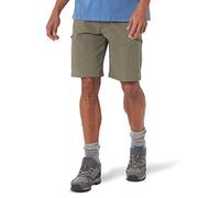 Wrangler Authentics Pantalones Cortos Cargos Performance Comfort Flex, Verde Earth Green, 48