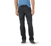 Wrangler Authentics Pantalones Vaqueros Ajustados para Hombre de Pierna Recta, Negro, Gris, 38W x 32L