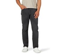 Wrangler Authentics Pantalones Vaqueros elásticos de Corte atlético Jeans, Negro, Gris, 32W x 32L para Hombre
