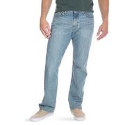 Wrangler Authentics Regular Fit Comfort Flex Waist Jean Jeans, Tiza Azul, 36W/32L para Hombre