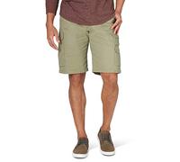Wrangler Authentics Short Cargo en Sergé Stretch Pantalones Cortos, Aloe, 36 para Hombre