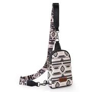 Wrangler, Aztec Southwest, Bandolera o bolso cruzado de moda, Negro -, Talla única