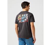 Wrangler Big Graphic Tee Faded Black Talla M