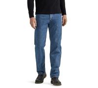 Wrangler Vaquero clásico para hombre – Corte regular, 5 bolsillos, algodón – Azul 48W x 32L