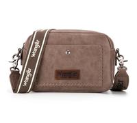 Wrangler Bolso cruzado para mujer, bolso de cámara con capacidad de doble capa, Caqui, Talla única