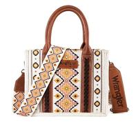 Wrangler Bolso de mano azteca para mujer, bolsos de hombro y bolsos bohemios, Angel White (Correa de Guitarra)