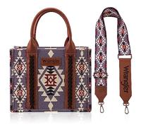 Wrangler - Bolso de mano occidental para mujer, estilo bohemio, azteca, Angel Diamond - Correa para guitarra, color lavanda M, Medium