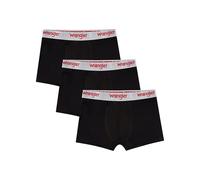 Wrangler Tasker Bóxer, Black with Grey Marl WB, M (Pack de 3) para Hombre