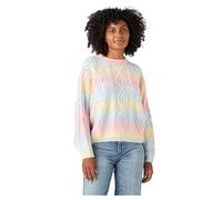 Wrangler Cable Knit Sudadera, Sick Pink, XL para Mujer