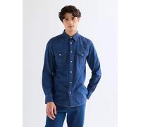 WRANGLER Camisa azul XL azul