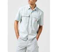 Wrangler Camisa de manga corta de hombre. Azul 6/XXL