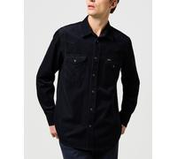 Wrangler Camisa de manga larga de hombre. Negro 5/XL