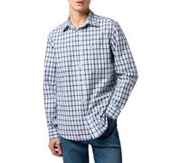 Wrangler - Camisa Hombre - Corte Regular - LS Shirt - Oxford Blue