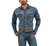 WRANGLER - Camisa Hombre - Corte Regular - Western Shirt - Rojo