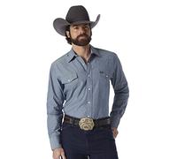 Wrangler Camisa para Hombre, Azul añil XXL